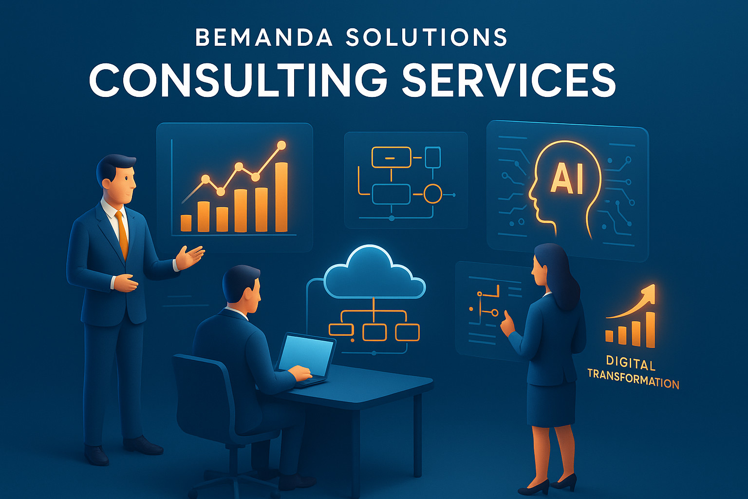 Consulting services illustration